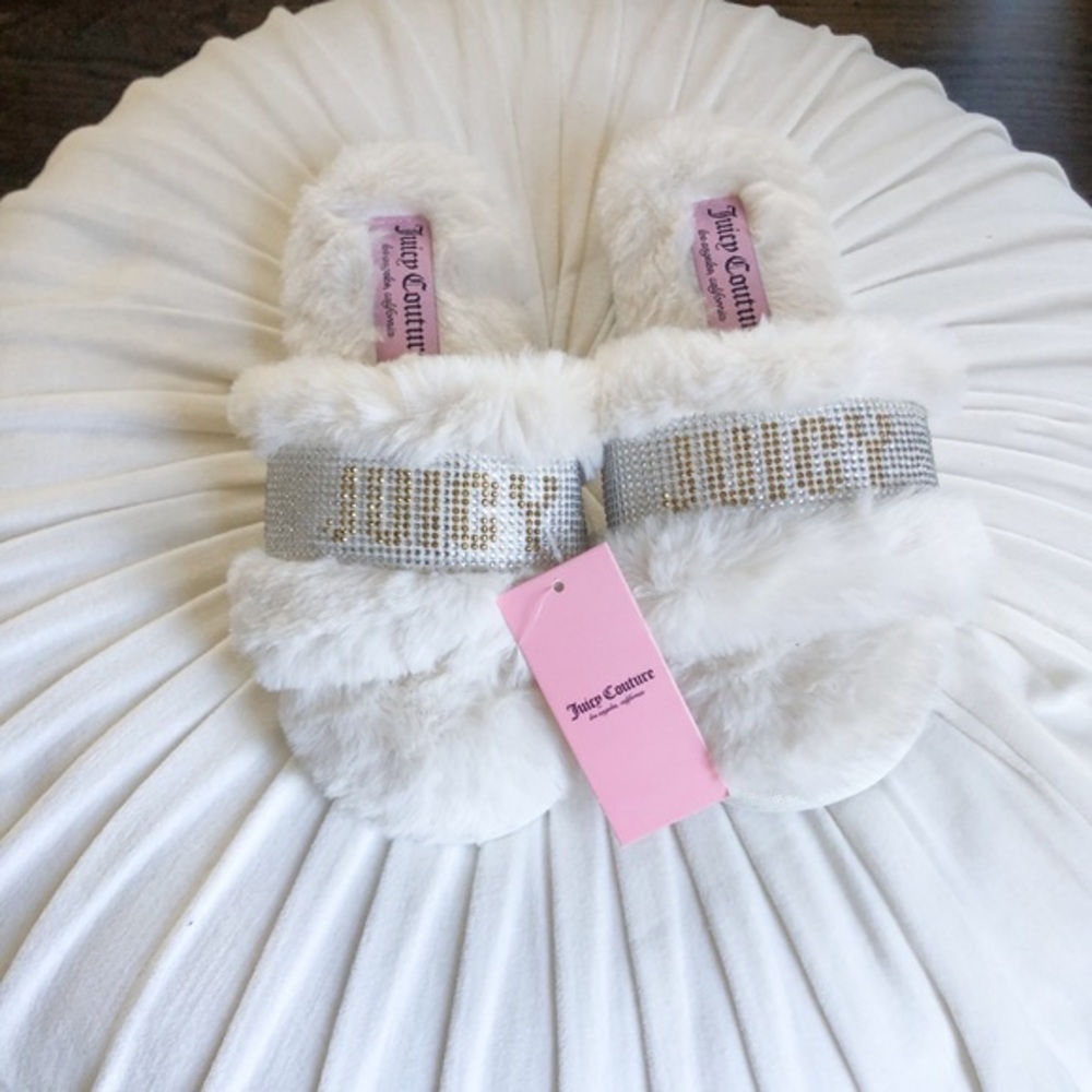 Women’s Fuzzy Juicy Slides